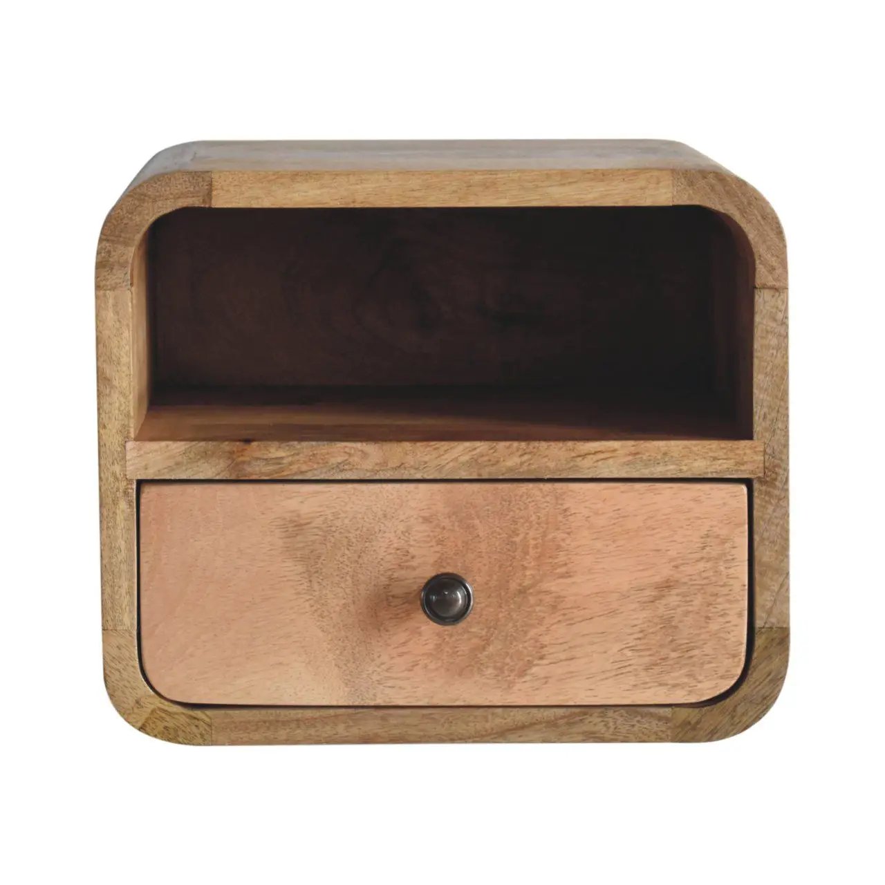 Curved Upper Slot Floating Nightstand by Unique Piece Furniture