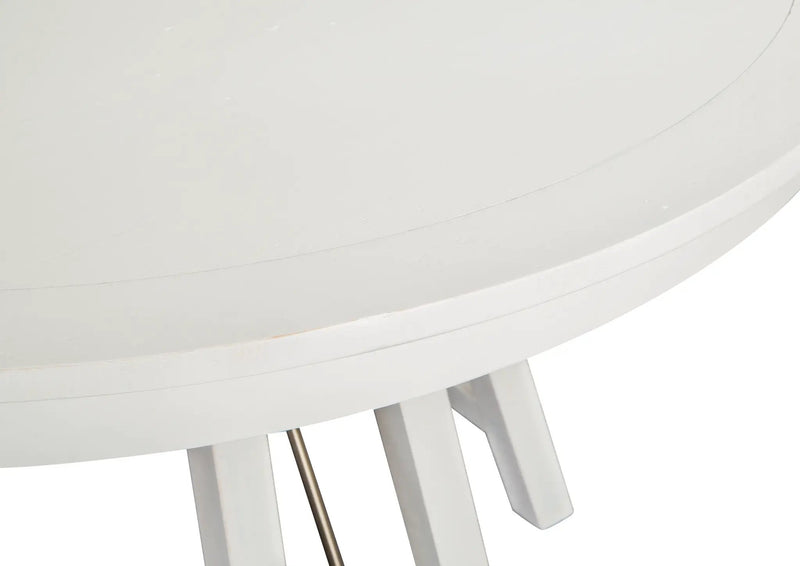 Heron Cove - Round Dining Table - Chalk White by Unique Piece Furniture