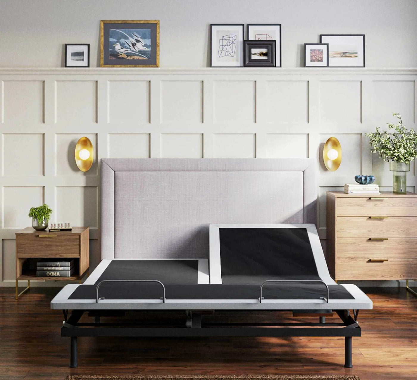 Bt3000 - Flex Head Adjustable Bed Base With Head And Foot Position Adjustment by HouseOfZazla