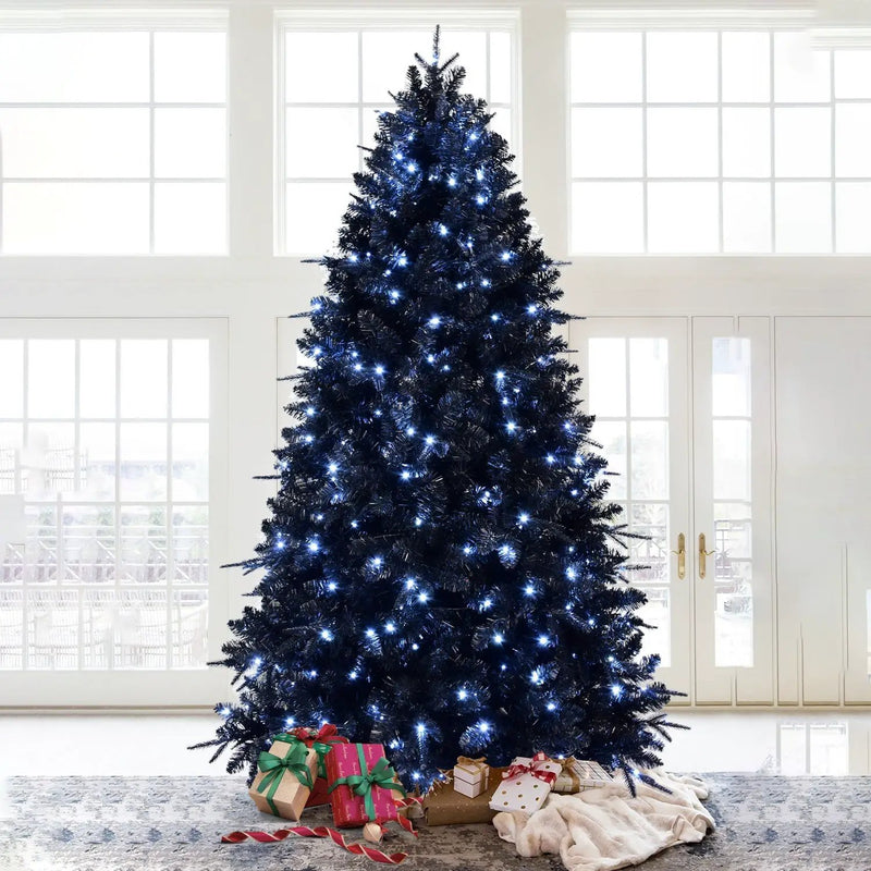 The 6-Foot Pre-Lit Black Christmas Tree by HouseOfZazla