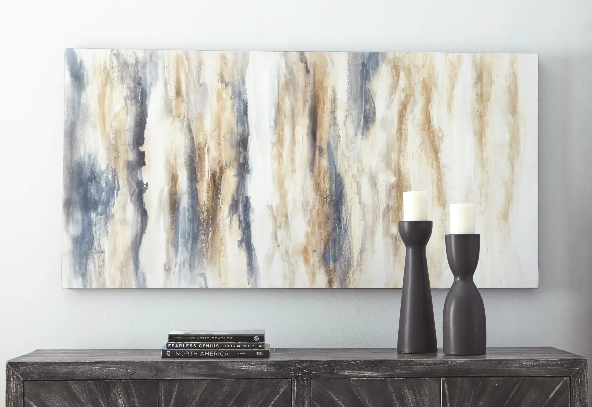 Joely - Wall Art - Blue / Tan by Unique Piece Furniture