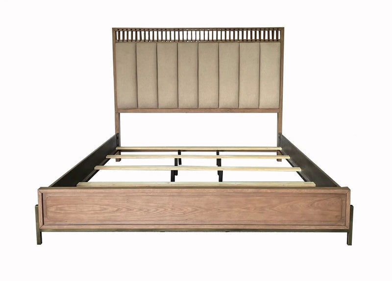 Elegant Design Upholstered And Strap Panel Bed by Unique Piece Furniture