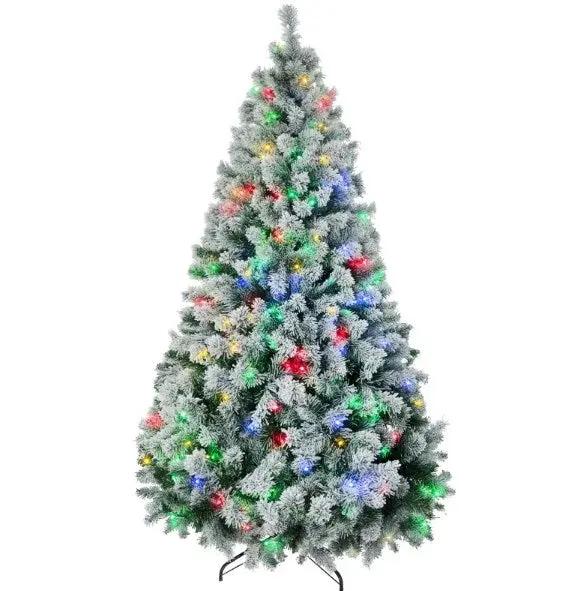 Artificial Snow Christmas Trees with Frosted Branches by HouseOfZazla