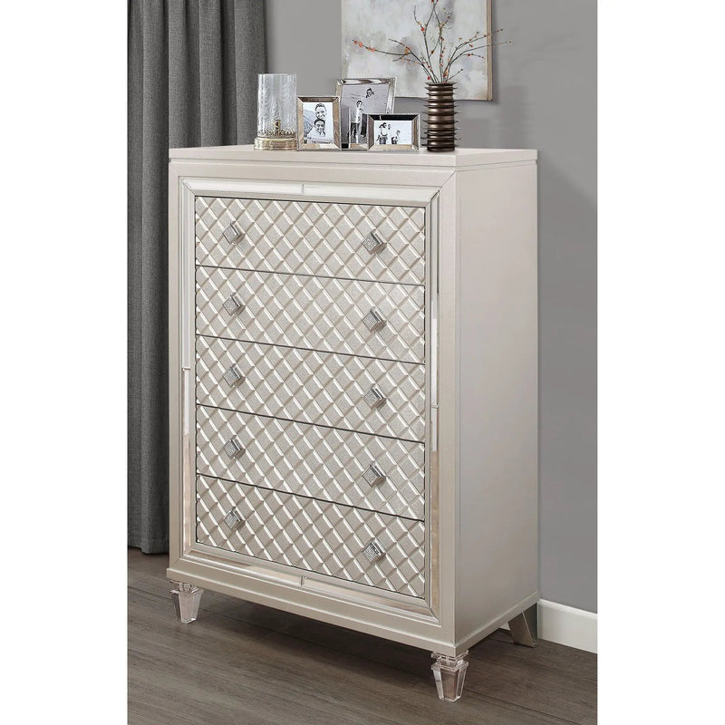 Cross - Glam Chest - Champagne by Unique Piece Furniture