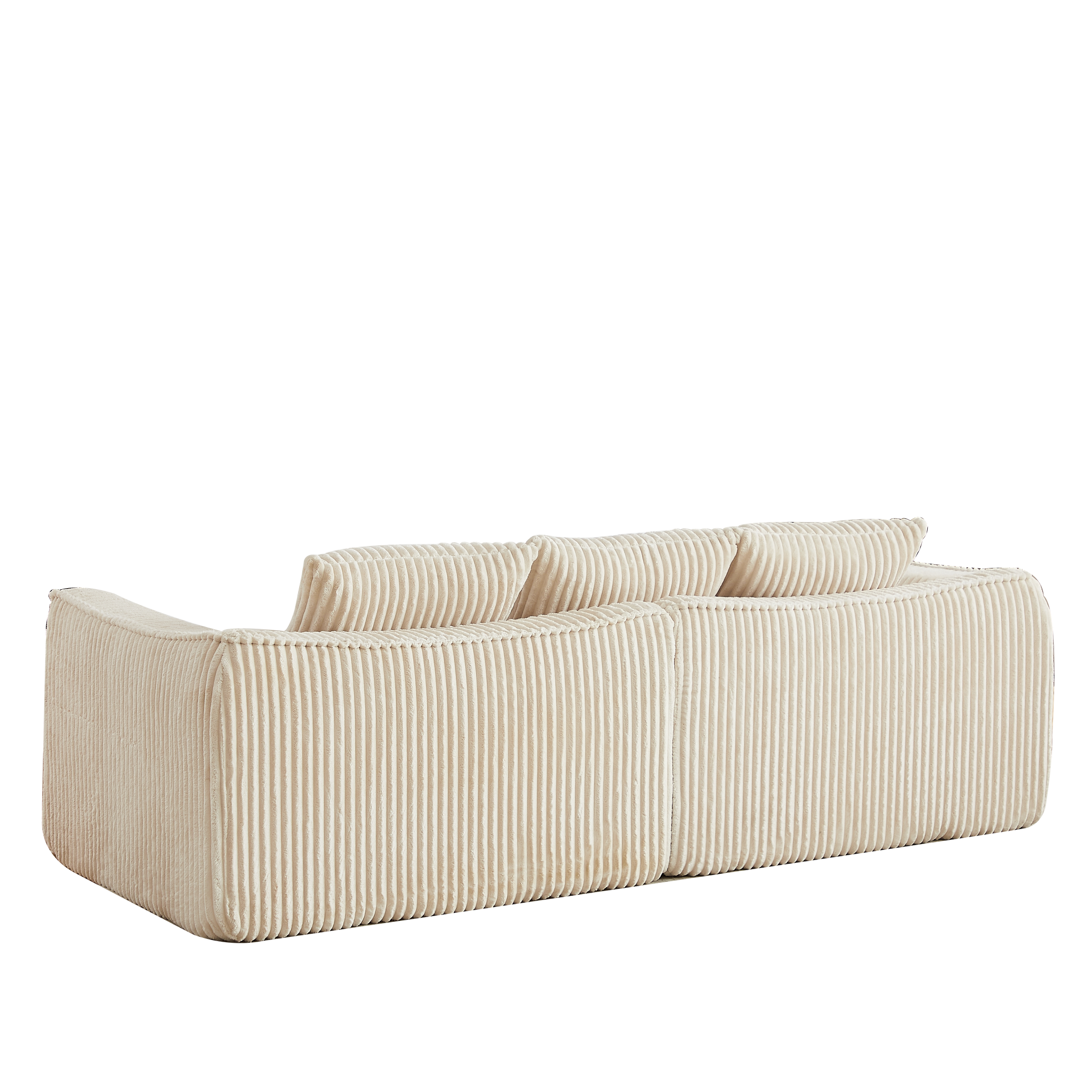 Minimalist 3-Seater Corduroy Sofa by HouseOfZazla