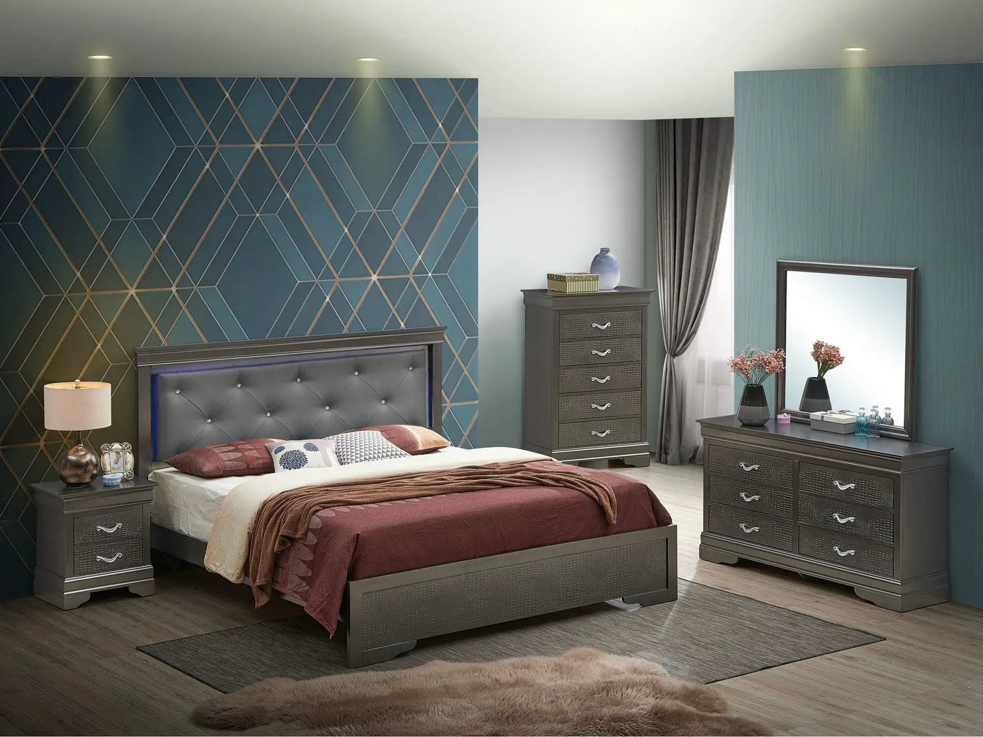 LED Elegant Bed by HouseOfZazla