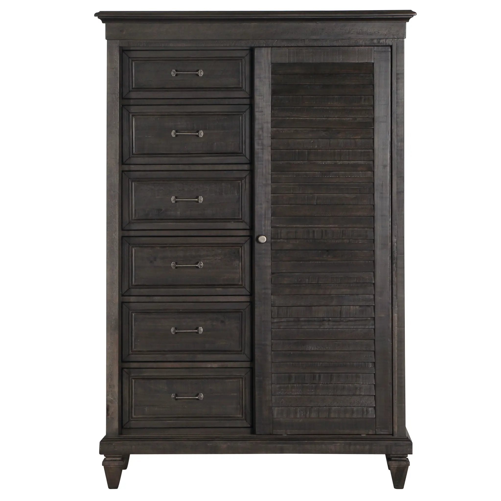 Calistoga - Gentleman's Chest - Weathered Charcoal by Unique Piece Furniture