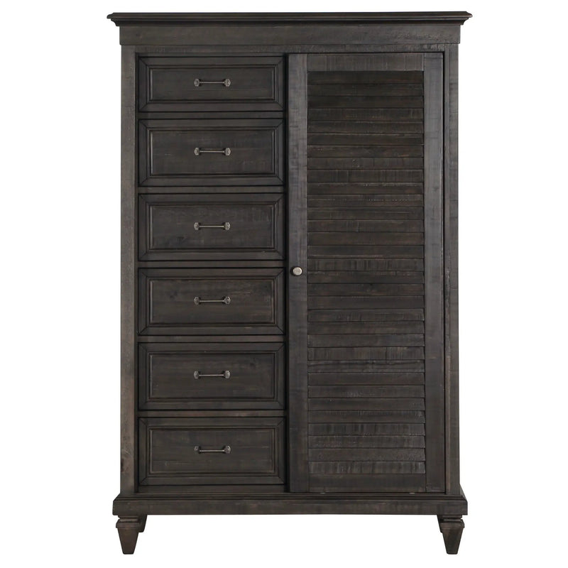 Calistoga - Gentleman's Chest - Weathered Charcoal by Unique Piece Furniture