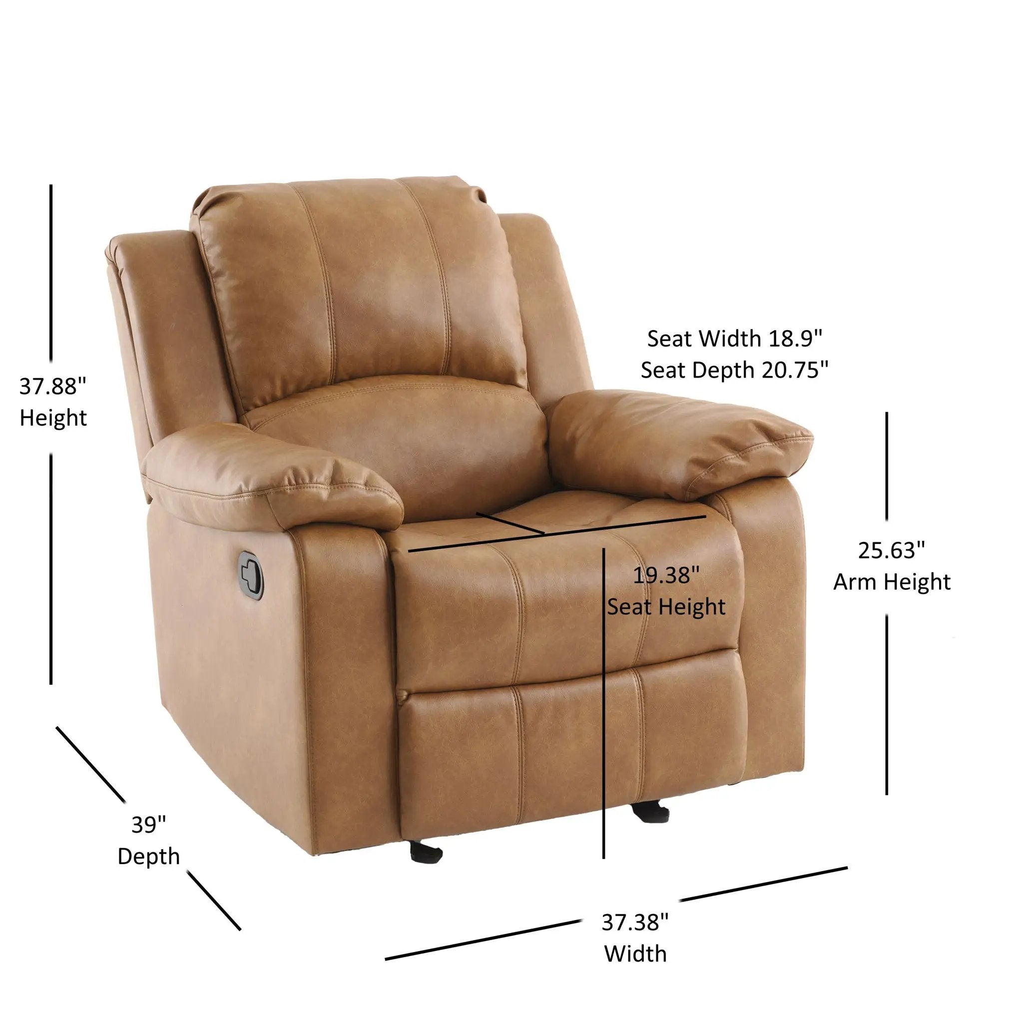 Charlotte - Glider Recliner With Classic Style by Unique Piece Furniture