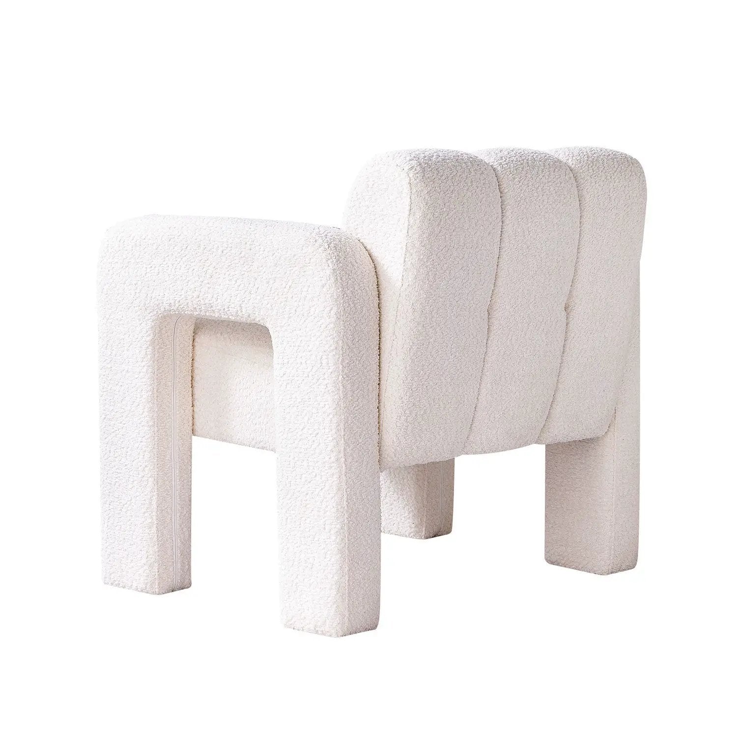 31.10" Wide Boucle Upholstered Accent Chair by BLAKHOM