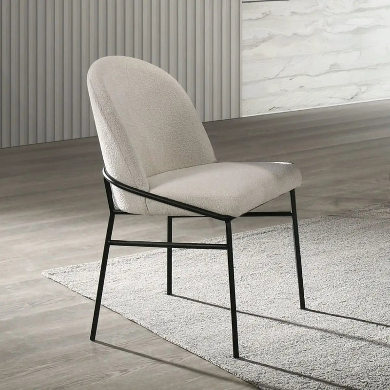 Lark - Side Chair (Set of 2) - White / Black by Unique Piece Furniture