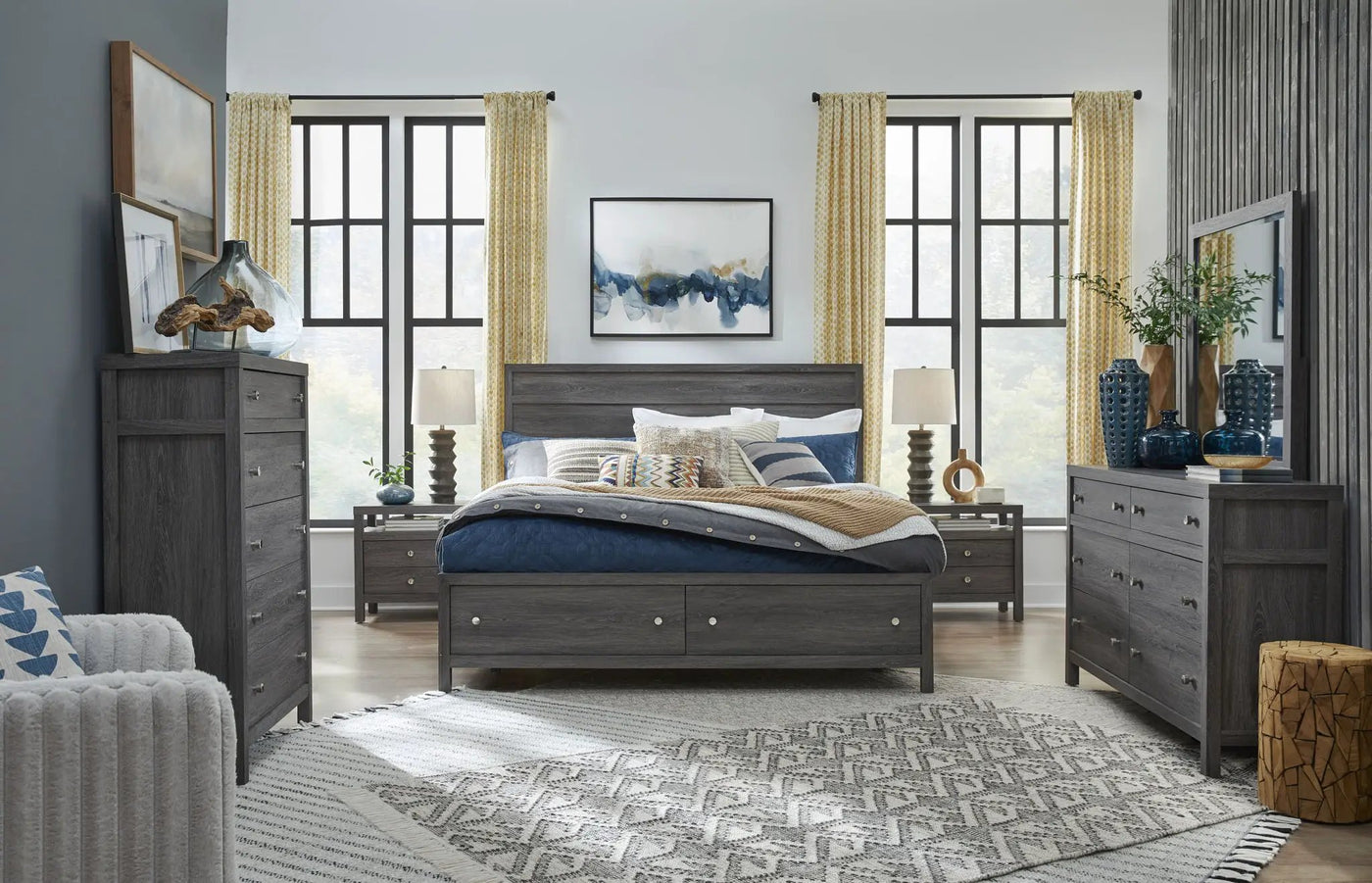 Merrifield - Panel Storage Bed by Unique Piece Furniture