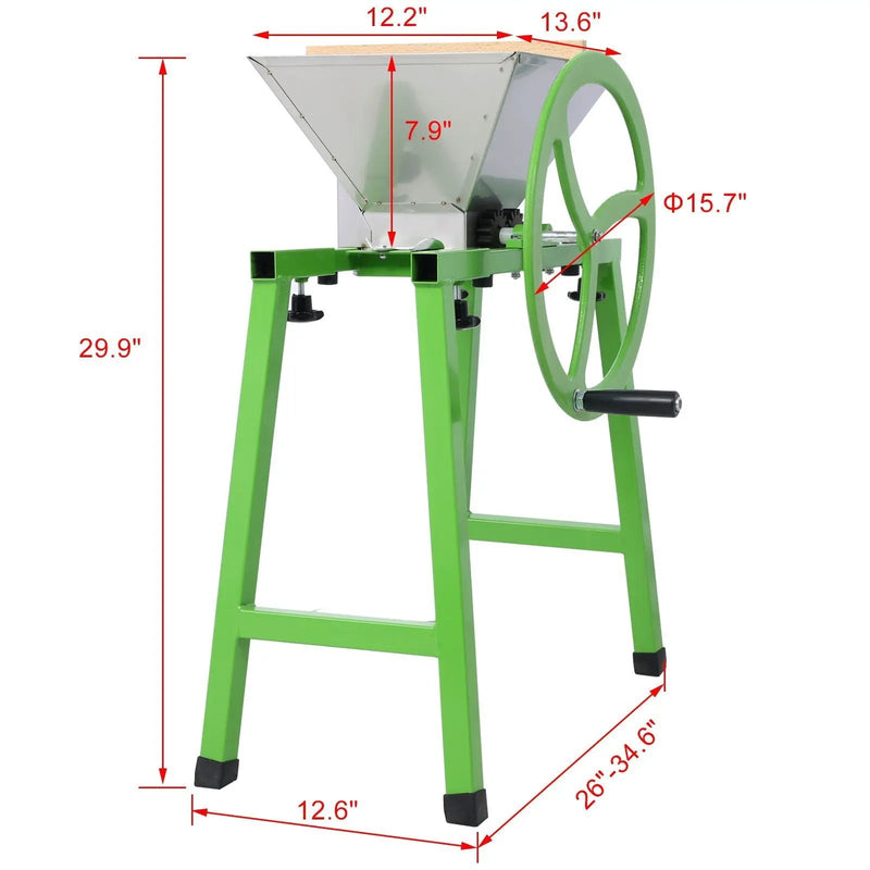 Manual Juice Maker Fruit Wine Press and Crusher with Filter Bag by HouseOfZazla
