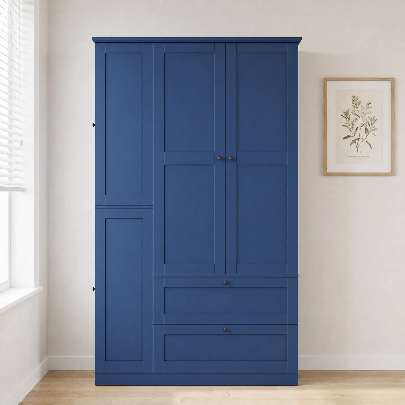 TOPMAX 73.6" Tall Farmhouse Kitchen Pantry Cabinet with 8 Shelves by HouseOfZazla