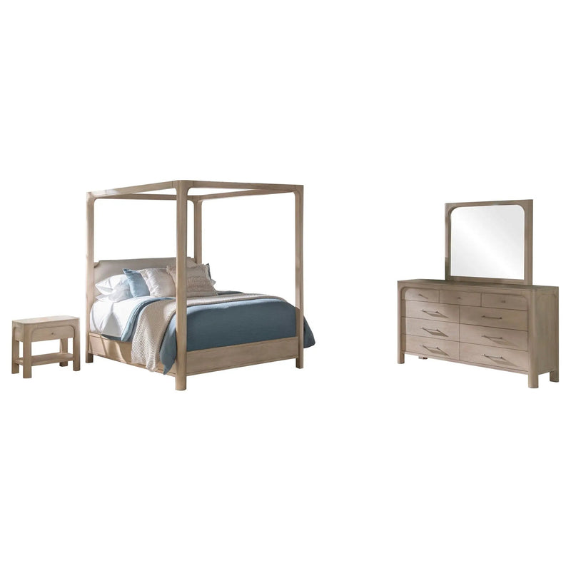 Solano 4-piece Eastern King Bedroom Set Weathered Mango by Unique Piece Furniture