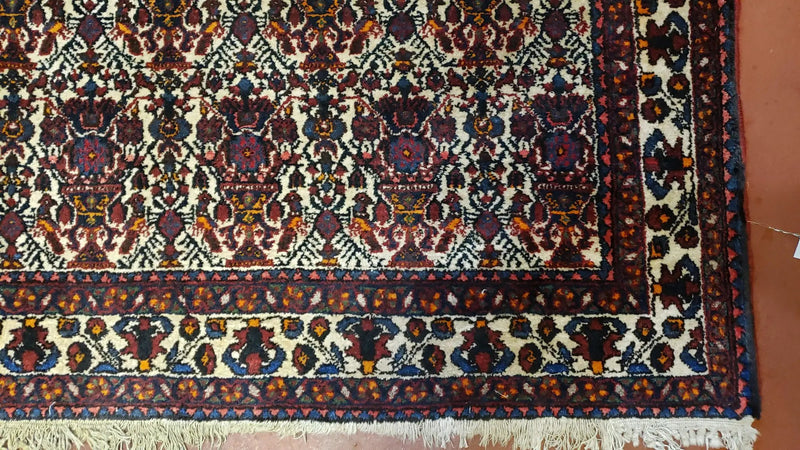Persian Afshar Rug 3.6 x 5, Zili Sultan Pattern, Wool by Jewel Rugs
