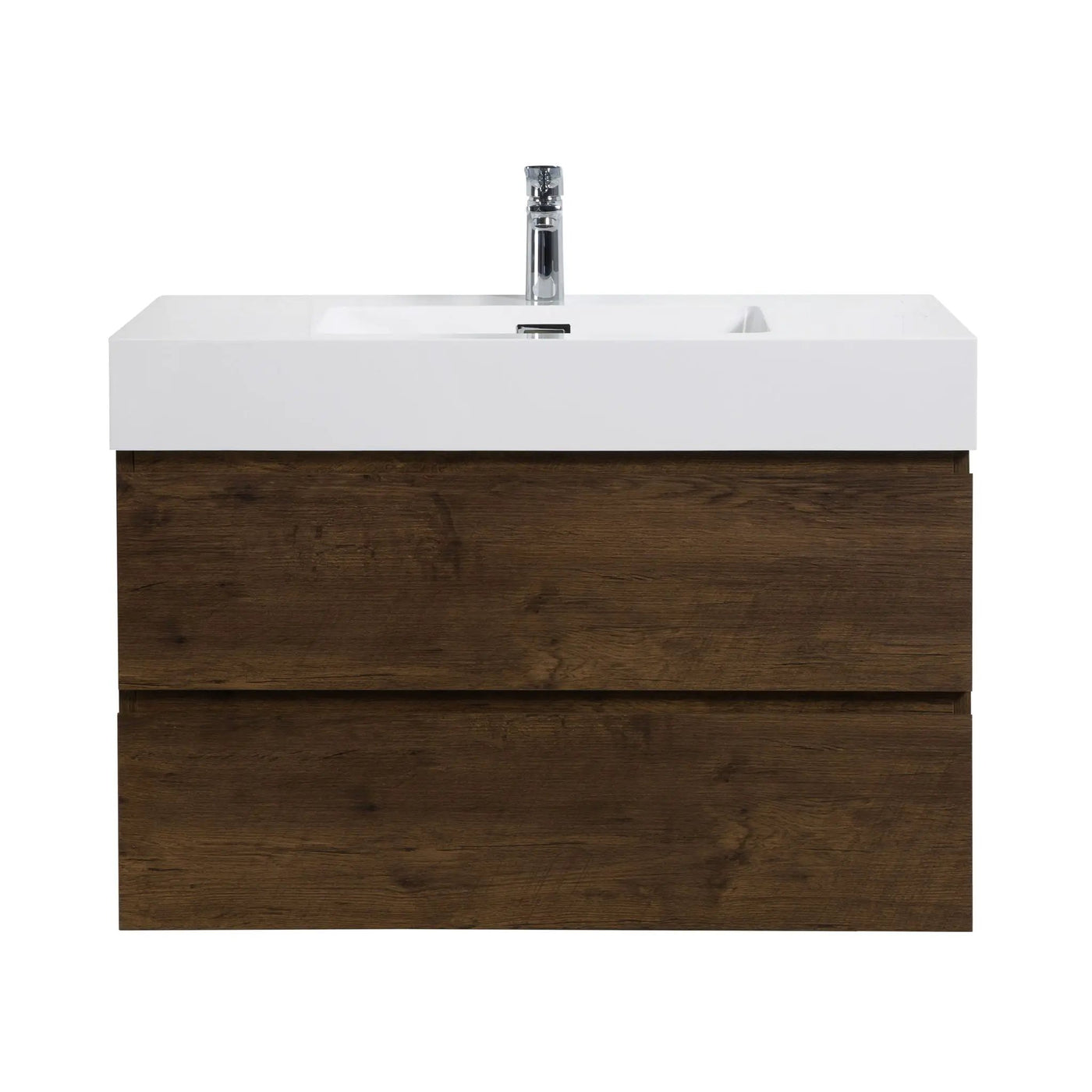 Alice - Bathroom Vanity Wall Mounted With Sink, Large Storage by Unique Piece Furniture