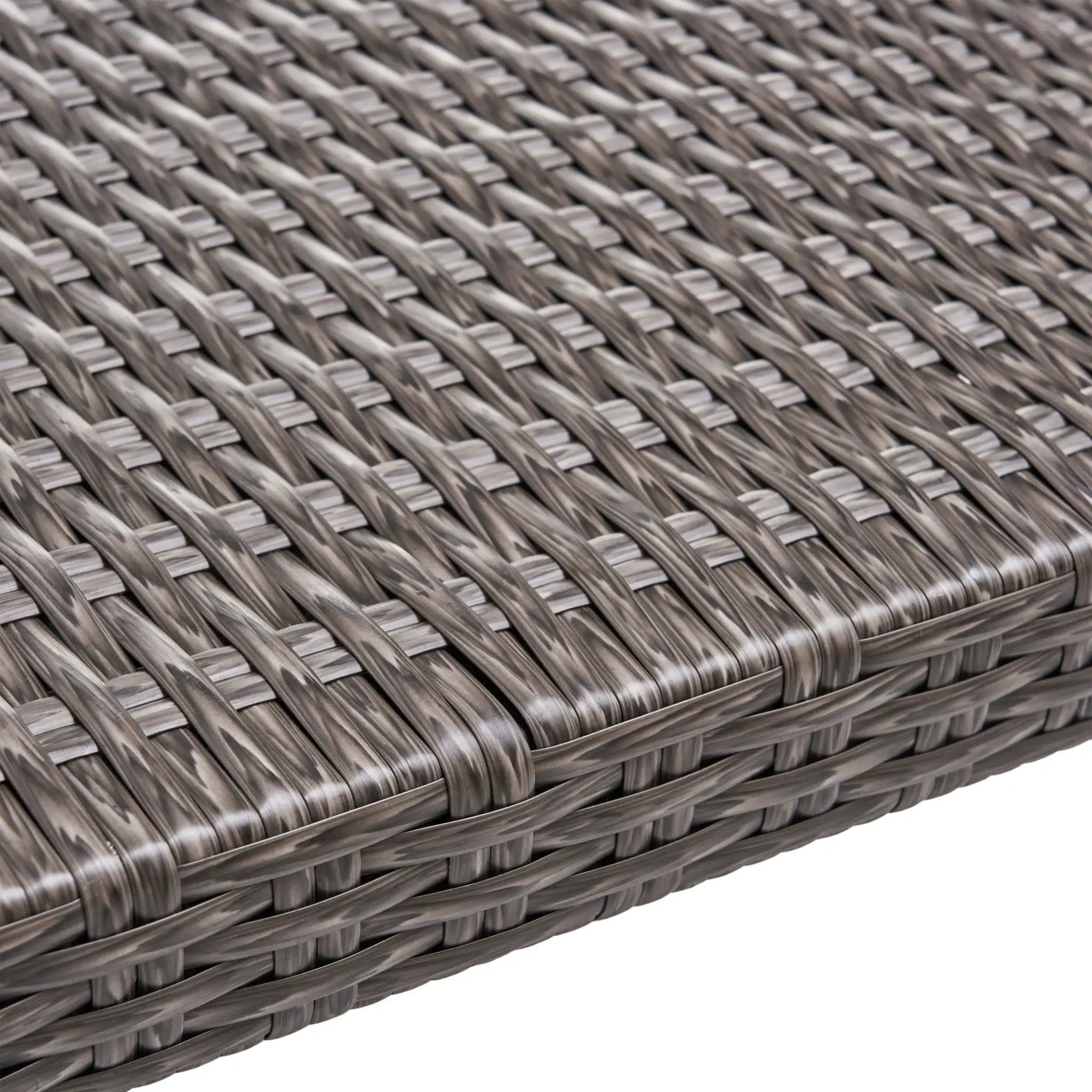 Savannah - Outdoor Wicker And Ottoman - Gray by HouseOfZazla