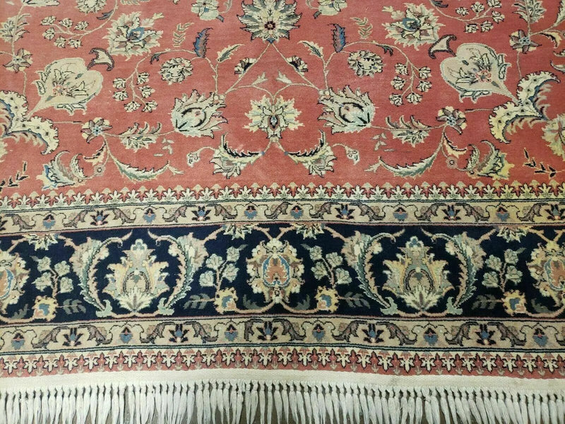 6' X 9' Vintage Fine Oriental Floral Handmade Wool Rug Vegetable Dyes Red Nice by Jewel Rugs