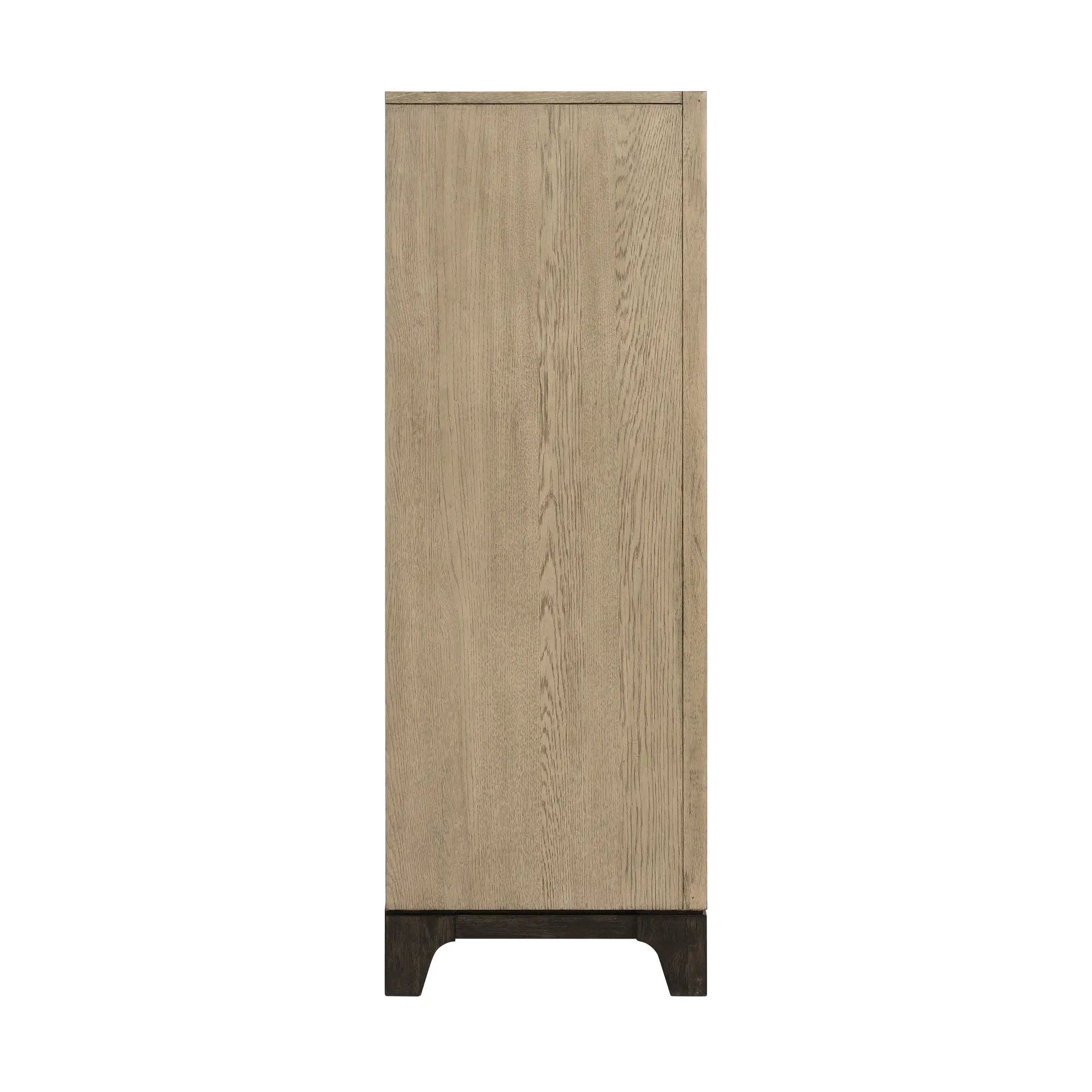 6 Drawer Chest With Smooth Glides - Brown by HouseOfZazla