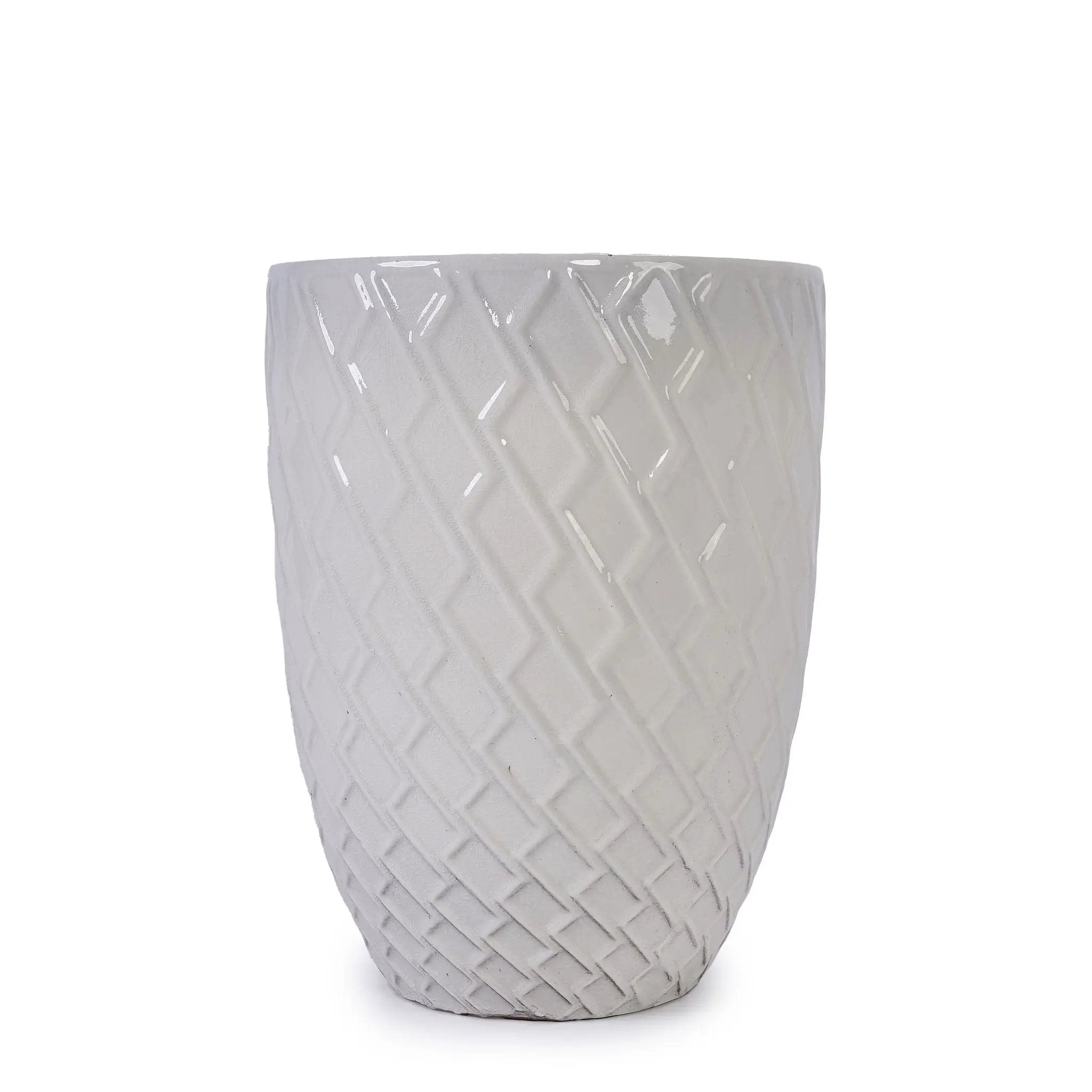 Ceramic Flowerpot, Planter For Patio, Garden, Windowsill by HouseOfZazla