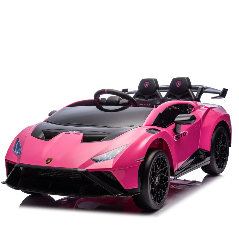 Lamborghini Huracan Sto 24V Kids Electric Ride-On Drift Car by HouseOfZazla