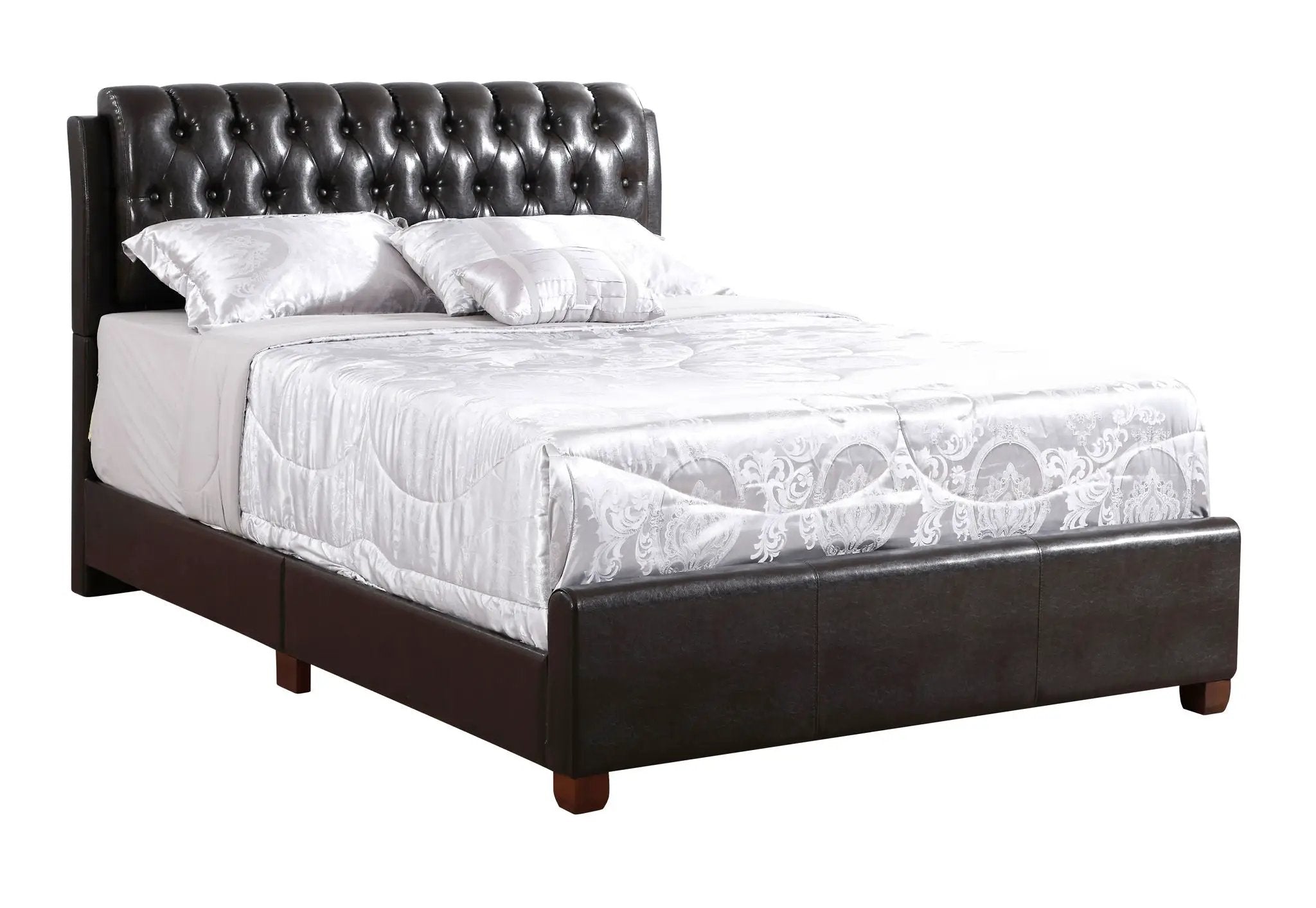 Tufted Upholstered Bed by Unique Piece Furniture