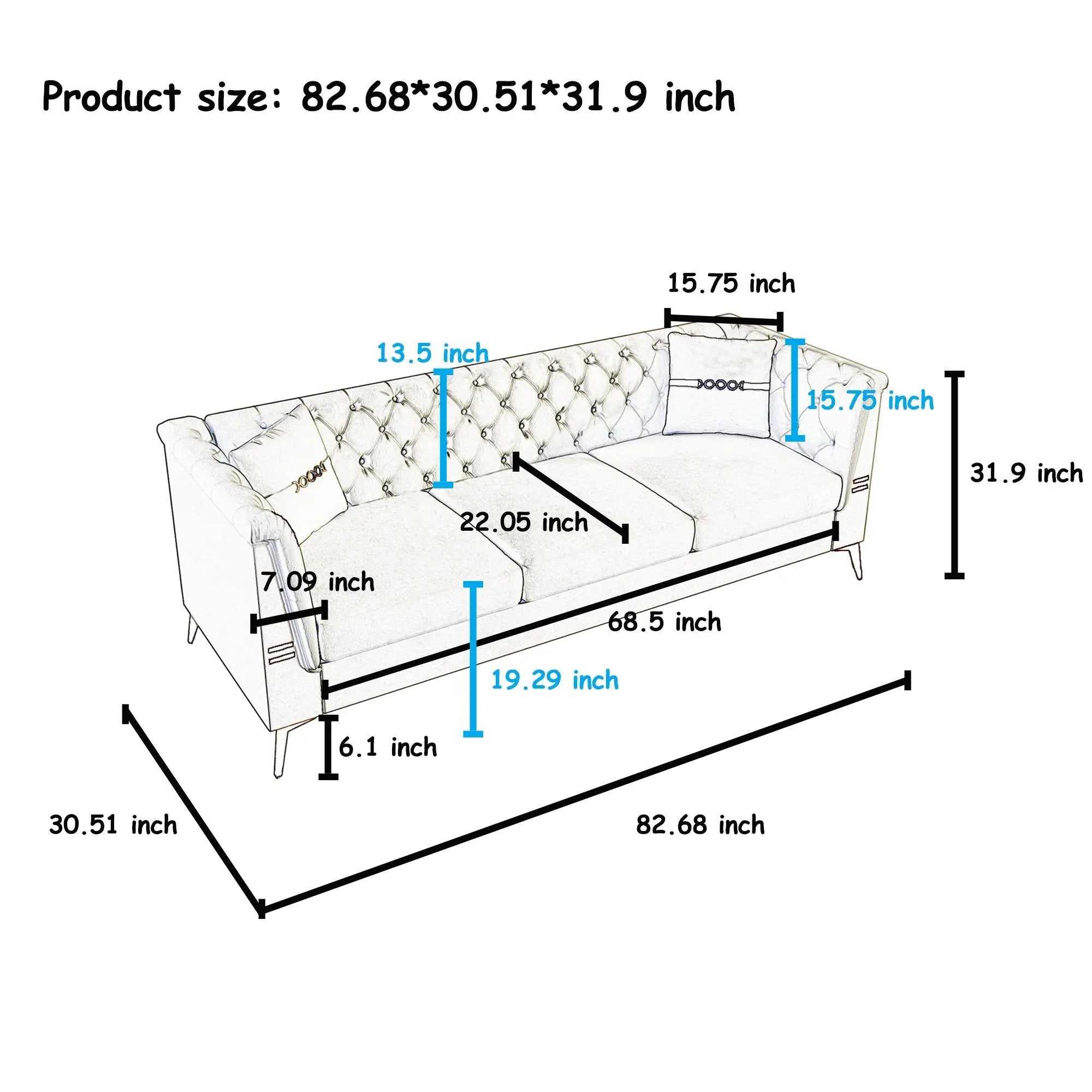 FX-P83-2PC Sofa Set by KUNHE GmbH by HouseOfZazla