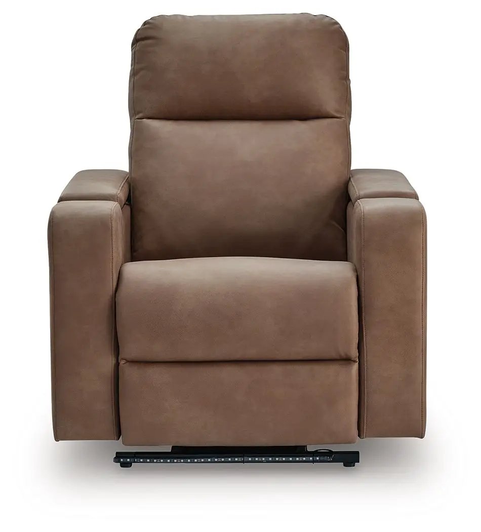 Lorrenton - Glider Power Recliner With Audio System - Caramel by Unique Piece Furniture