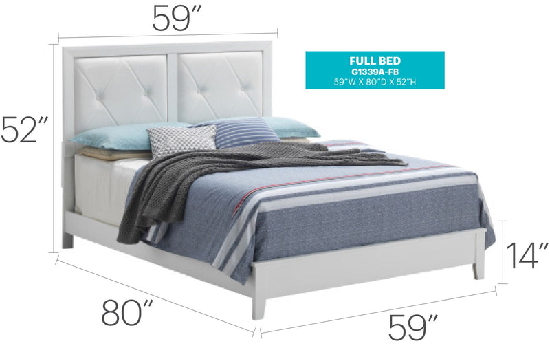 Padded Headboard Bed by HouseOfZazla