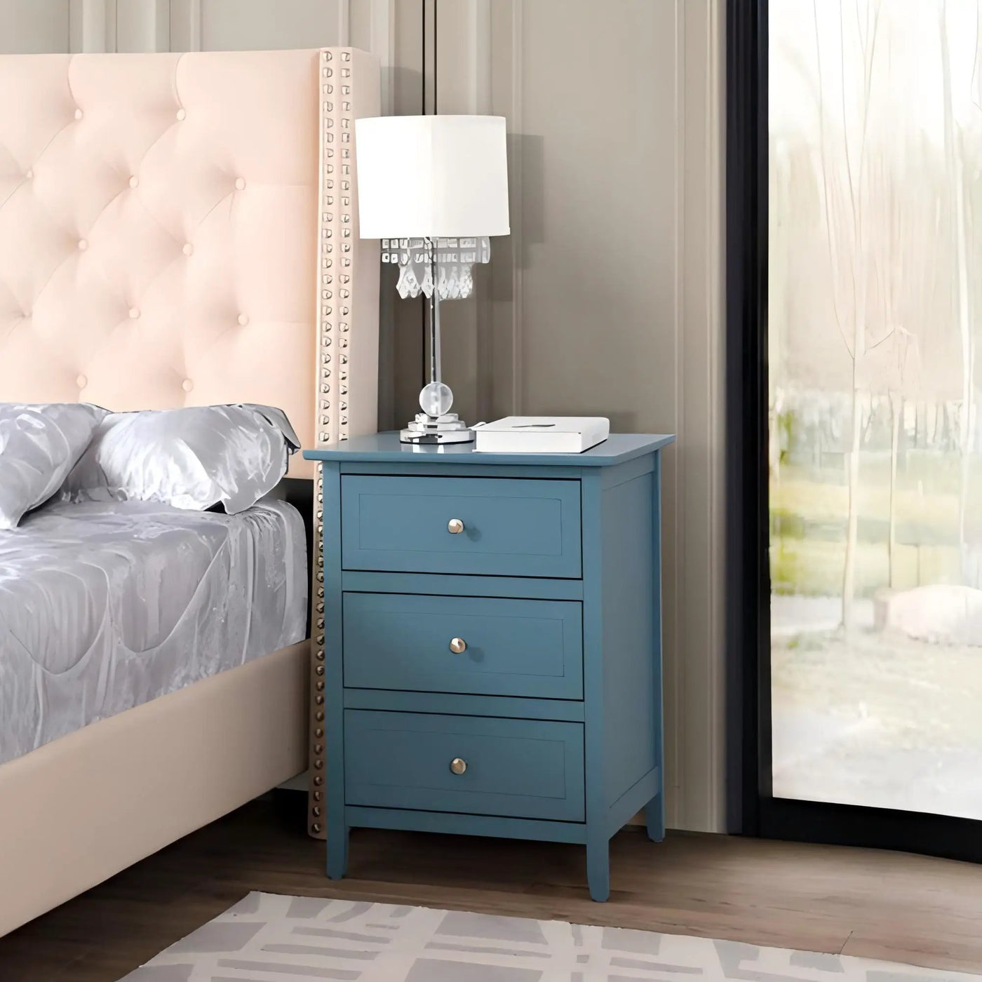 Daniel - 3 Drawer Nightstand by HouseOfZazla