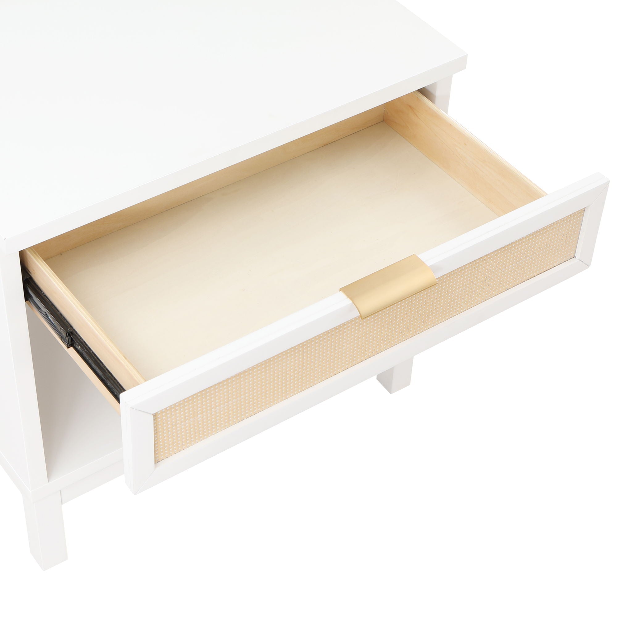 Blake - 1 Drawer Nightstand - White by HouseOfZazla