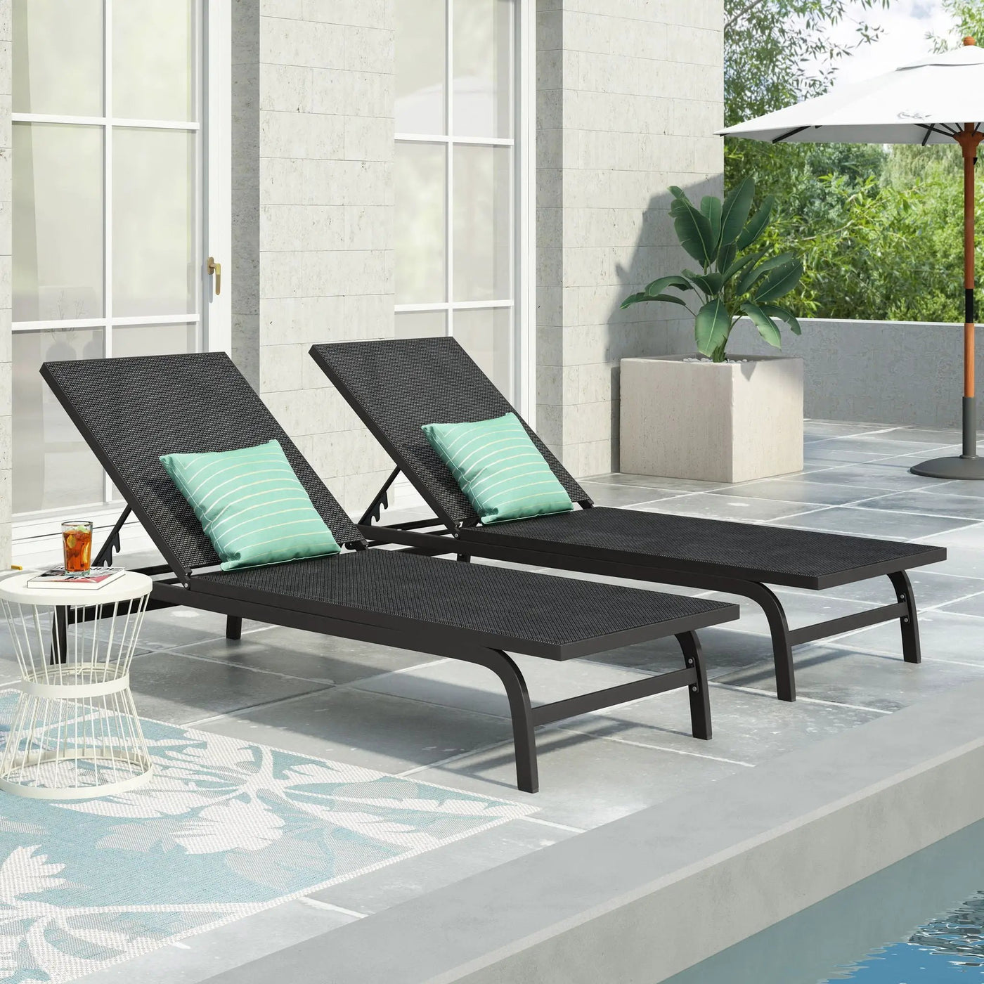 Finn Contemporary Chaise Lounge for Outdoor Relaxation by HouseOfZazla