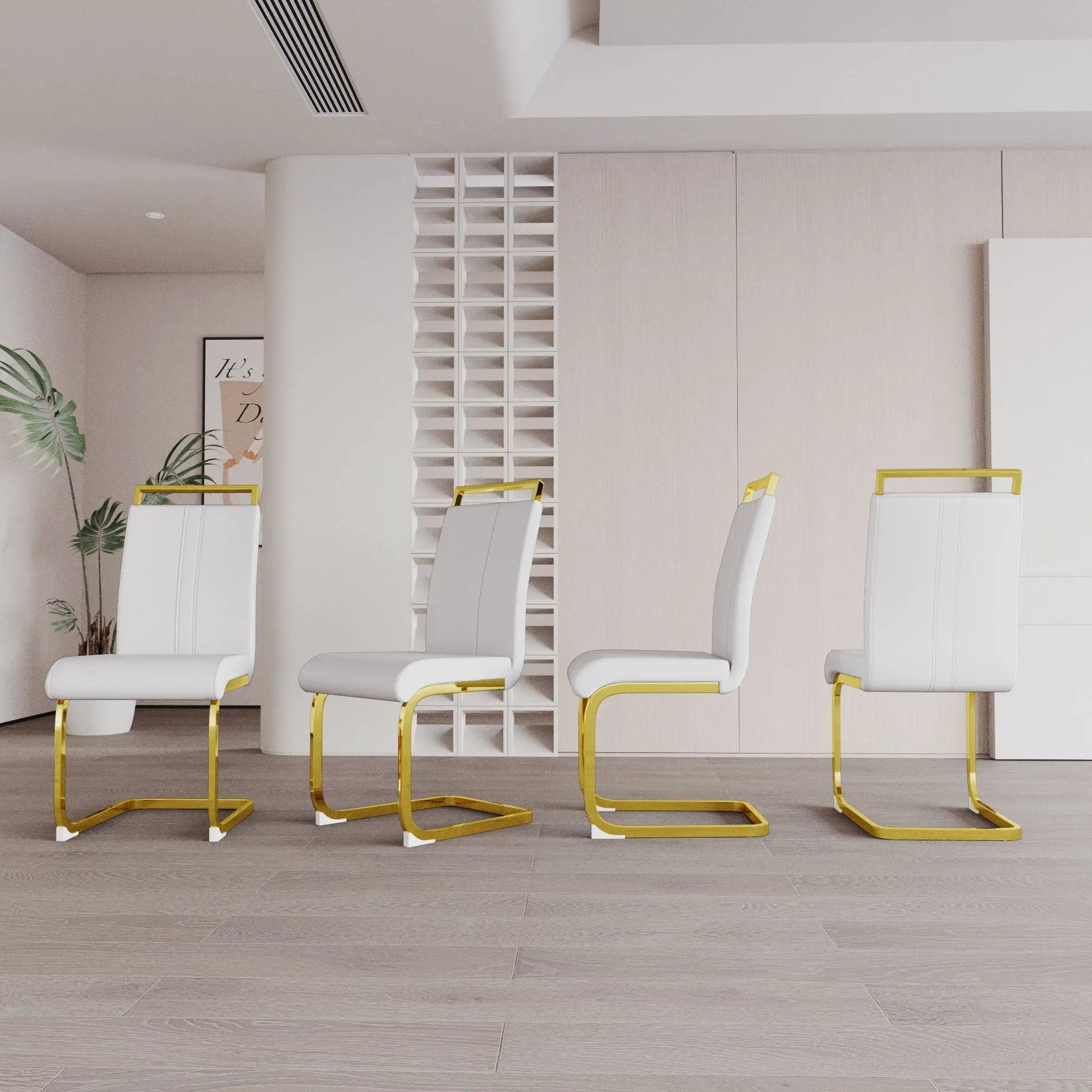 Side Dining Room Chair, Padded Seat High Back by HouseOfZazla