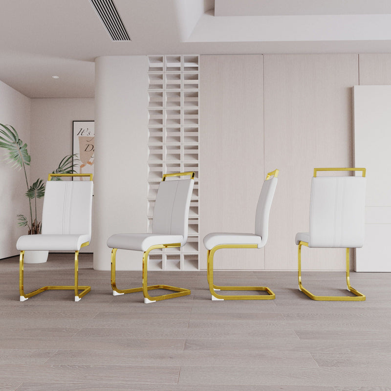 Side Dining Room Chair, Padded Seat High Back by HouseOfZazla
