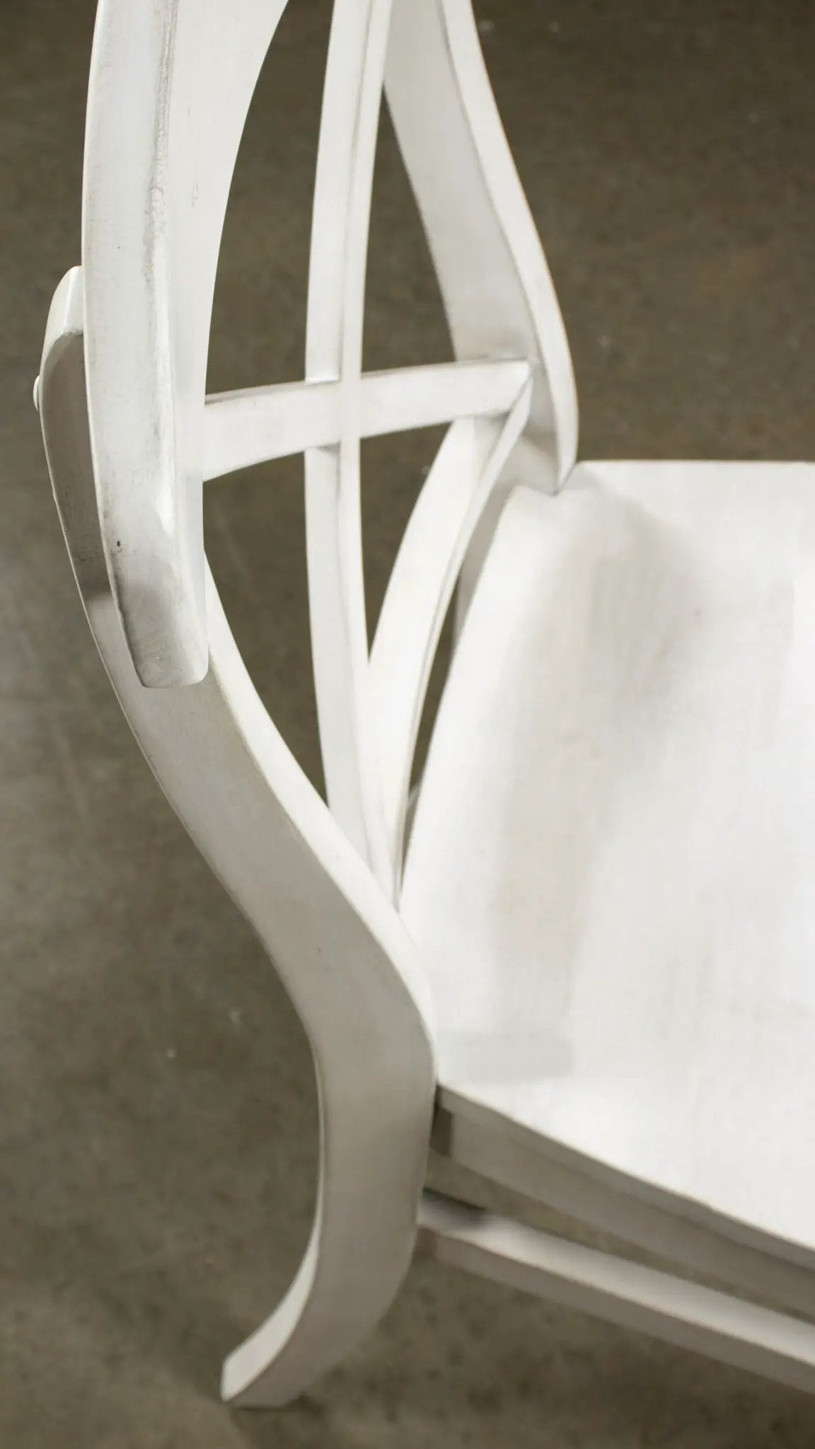 Harola - Cross-Back Dining Side Chairs In (Set of 2) - Smoky White by Unique Piece Furniture