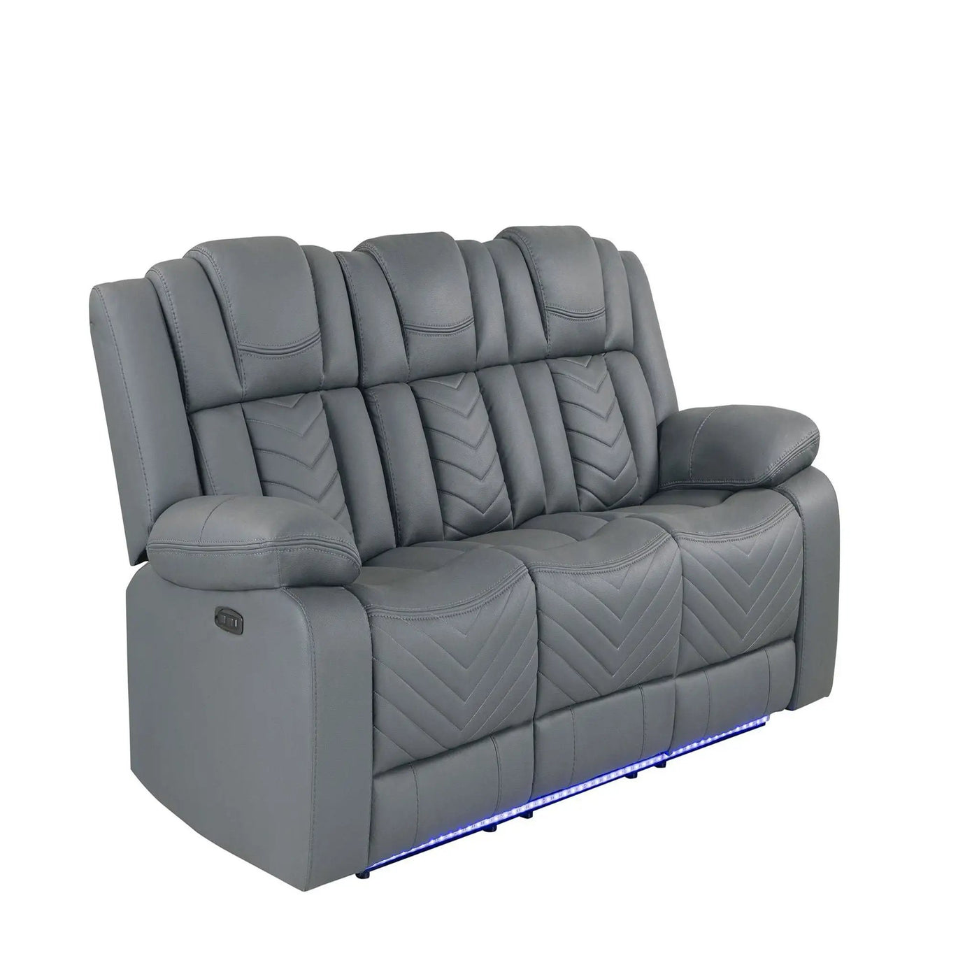 Raize - Power Living Room Set With Storage Console And Cup Holders by HouseOfZazla