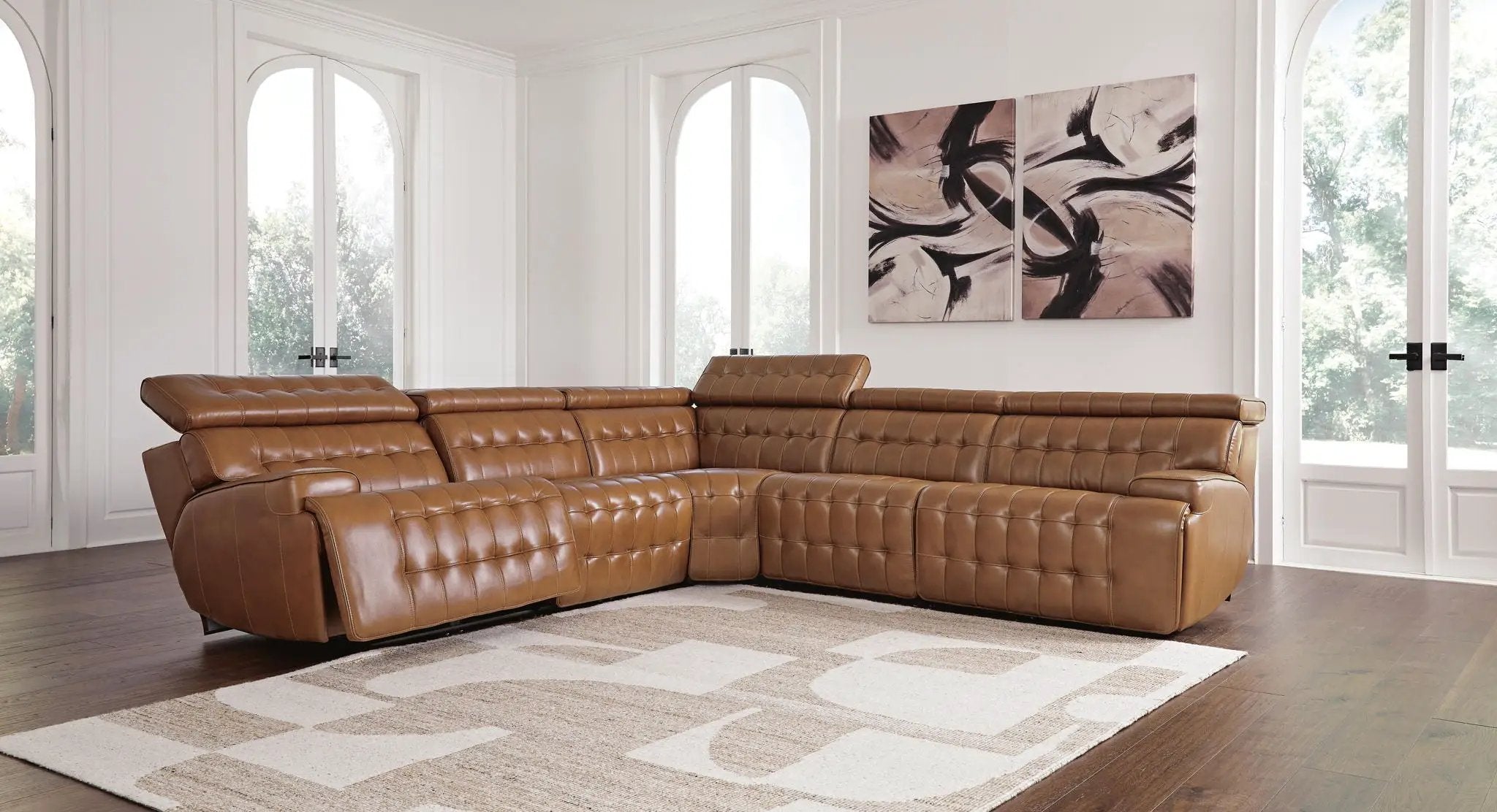 Temmpton - Power Reclining Sectional by Unique Piece Furniture