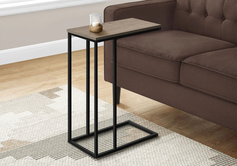 Accent Table, C-Shaped, Space-Saving Functionality by HouseOfZazla