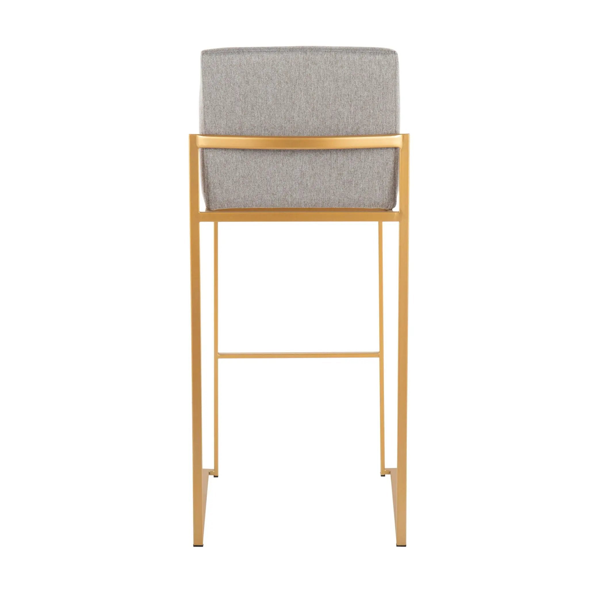 Fuji - Contemporary Design High Back Barstool by Unique Piece Furniture