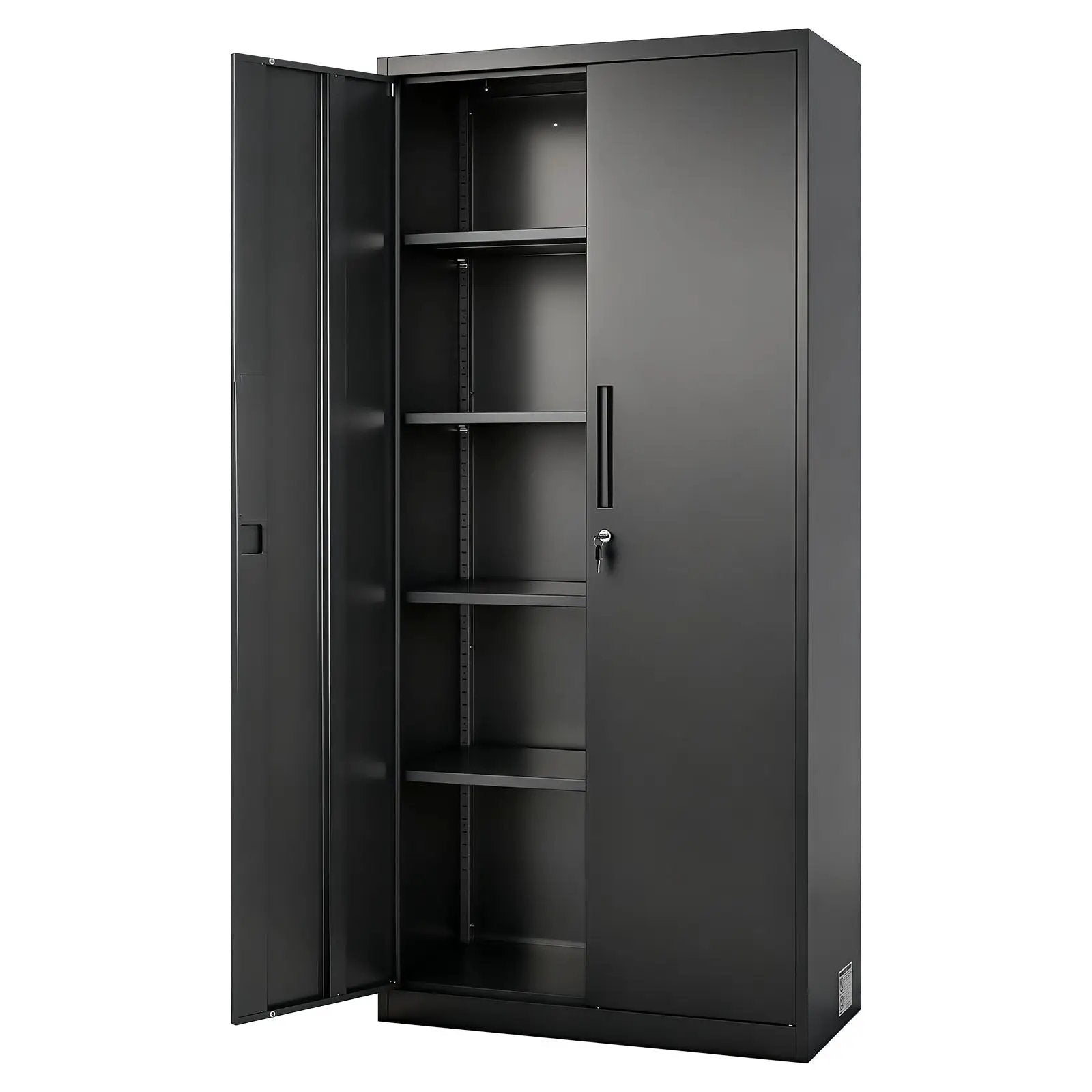 Metal Storage Cabinet, 68.9 in Lockable Steel Garage Cabinet by HouseOfZazla