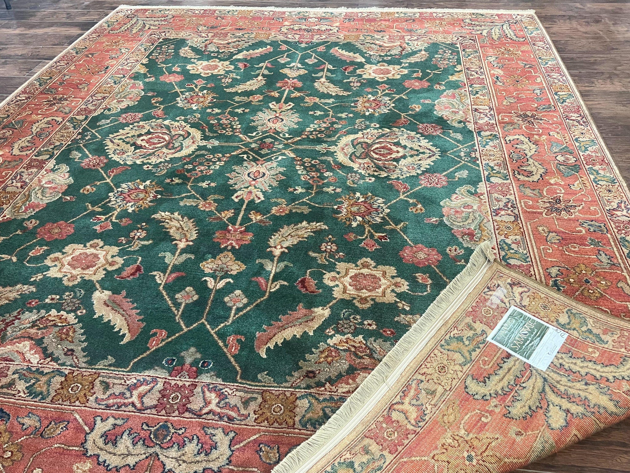 Karastan Rug 8.8 x 10 Samovar Teawash Agra #900-905, Vintage Wool Karastan Area Rug by Jewel Rugs