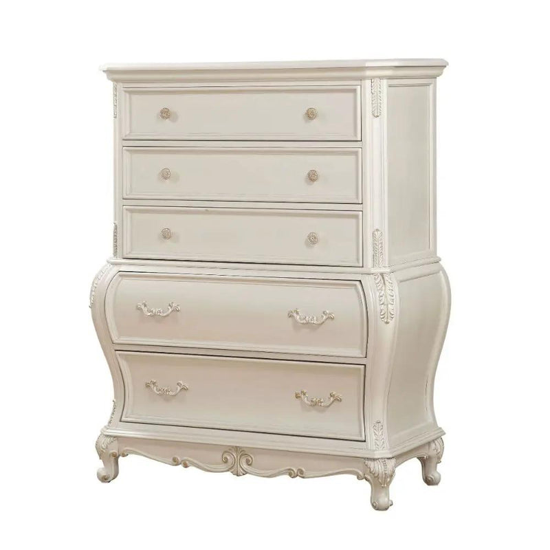 Chantelle - Chest - Pearl White by Unique Piece Furniture