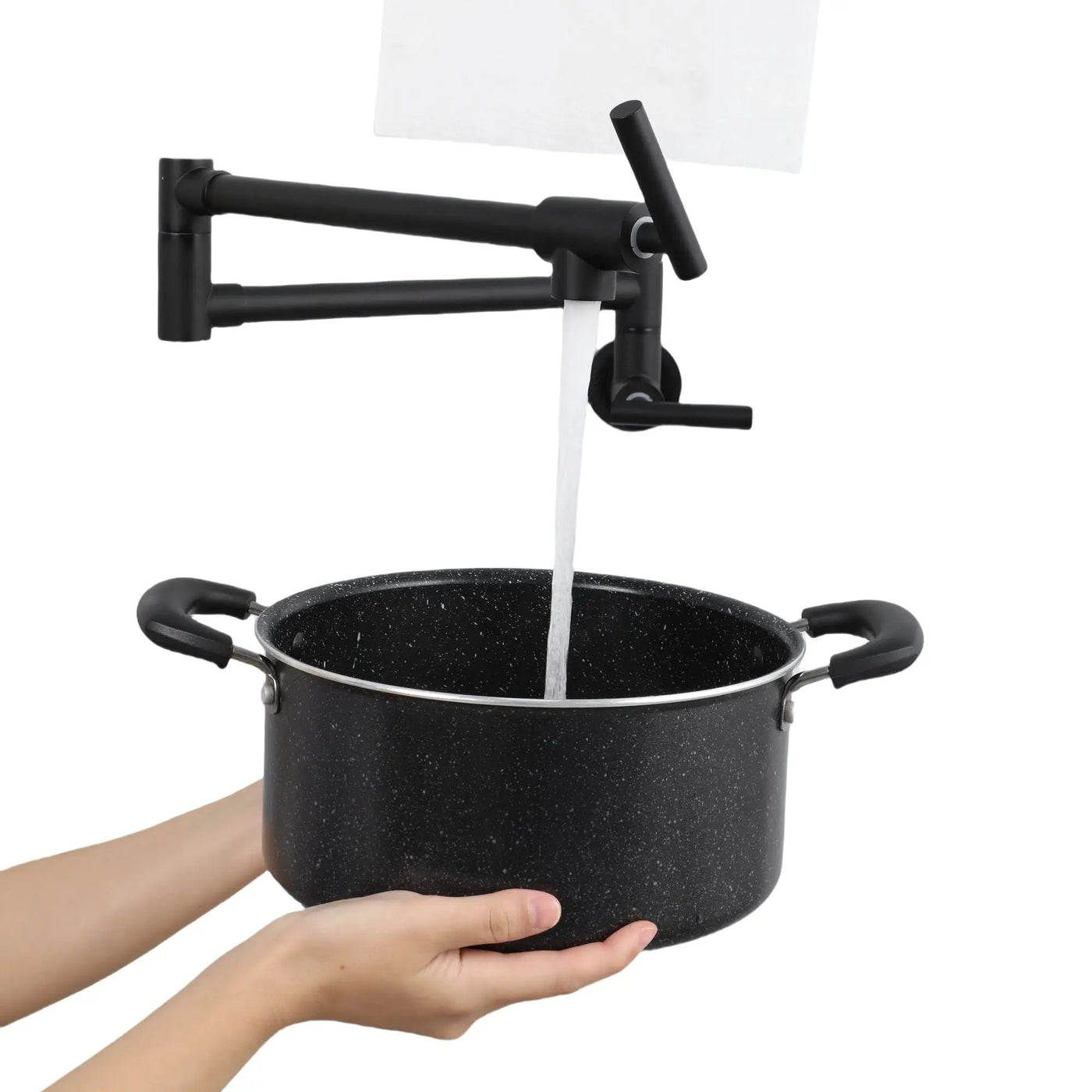 Modern Design Wall Mount Pot Filler Faucet Folding Stretchable by HouseOfZazla