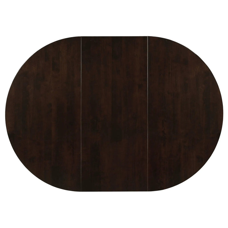 Gabriel 5-piece Extension Leaf Dining Table Set Cappuccino by Unique Piece Furniture