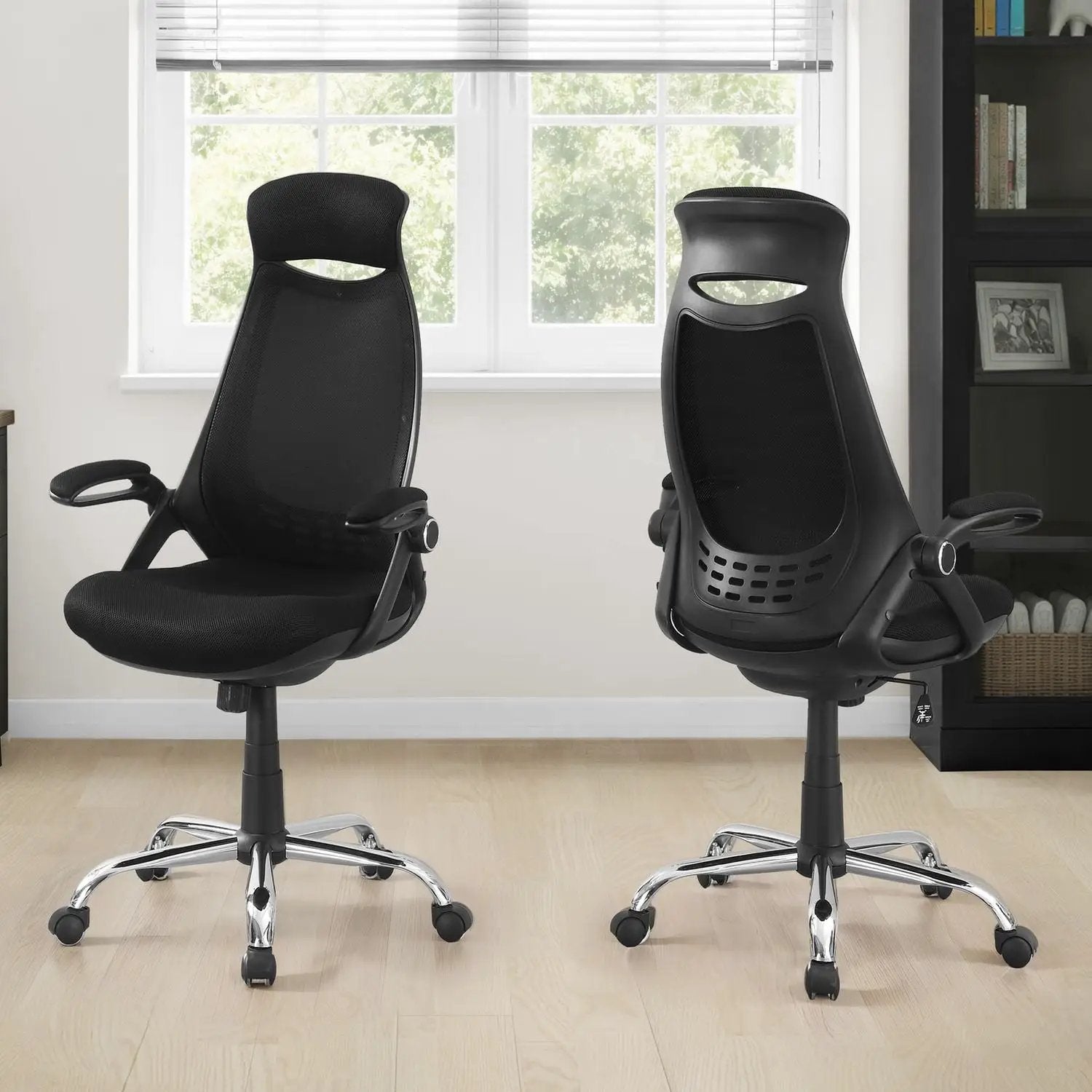 Office Chair, Adjustable Height, Swivel, Ergonomic, Armrests, Contemporary & Modern by Unique Piece Furniture