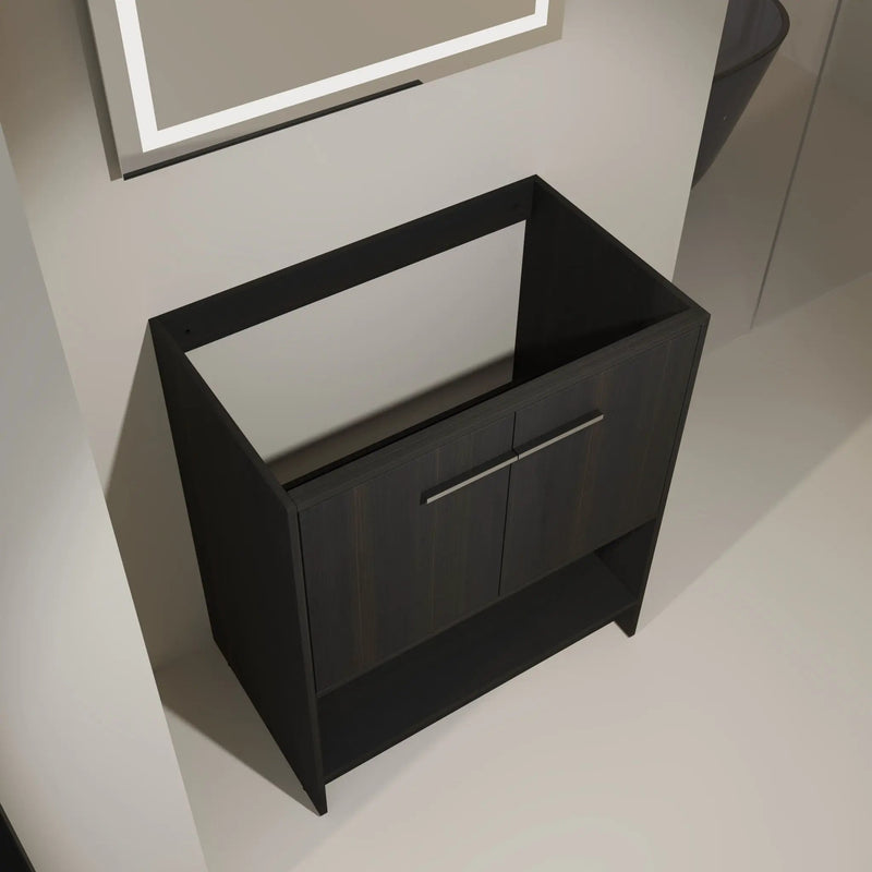 Modern Freestanding Bathroom Vanity With 2 Doors by Unique Piece Furniture