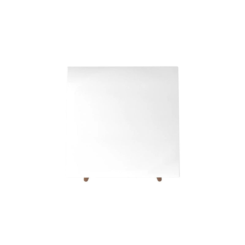 Utopia - Square End Table - White by HouseOfZazla