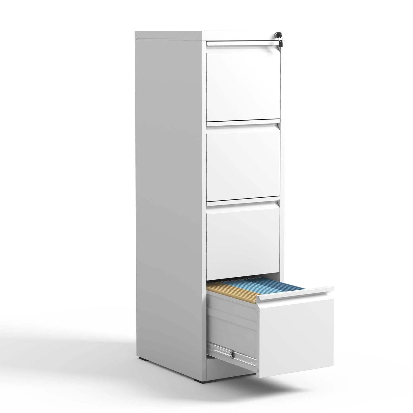 Steel Drawer Vertical File Cabinet With Lock For A4 Legal / Letter Size by HouseOfZazla