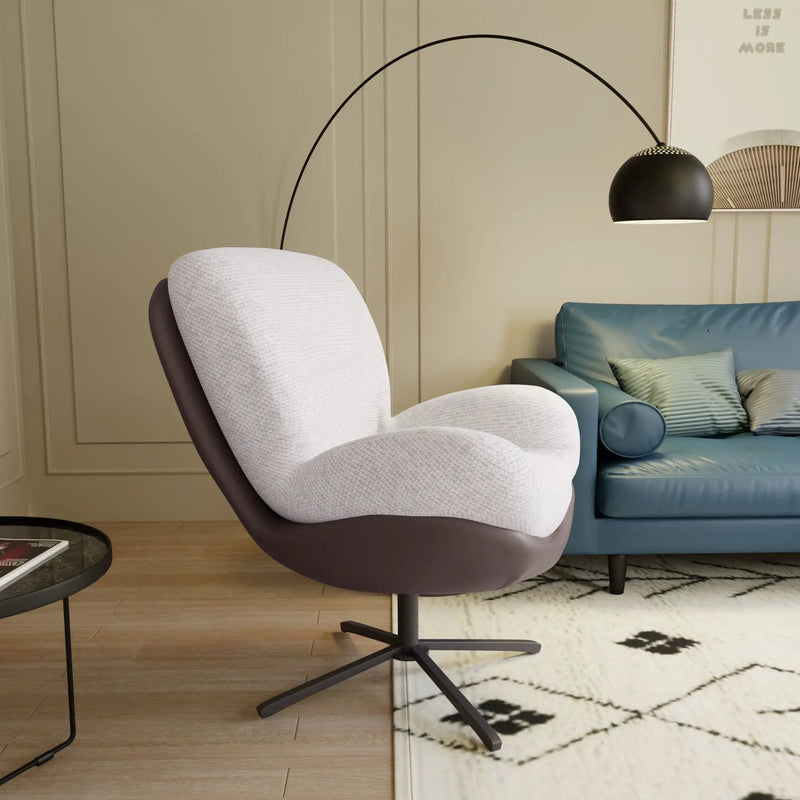 360° Swivel Office Chair, No Wheels by HouseOfZazla